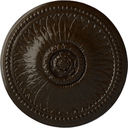 Bailey Ceiling Medallion (Fits Canopies Up To 4), Hand-Painted Bronze, 18 1/8OD X 3/4P